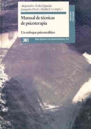 Manual de Técnicas de Psicoterapia